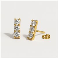 Pendientes Idee Preziose dal 1987 Mujer in Oro amarillo Zircone IP.OK18G/48 - IP.OK18G/48